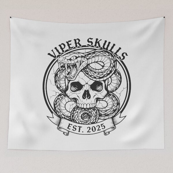 Item preview, Timeless Skull and Viper Emblem designed and sold by SplashTastic.