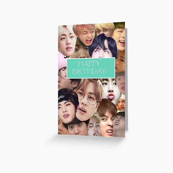 Jin birthday card Greeting Card