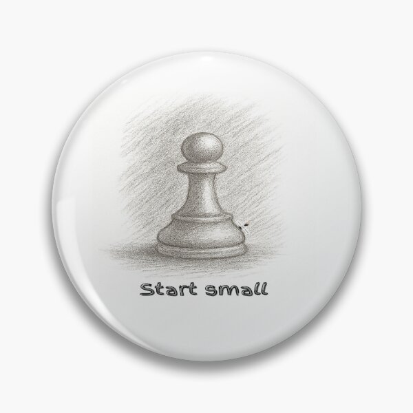 Item preview, Start Small – Pencil-Sketched Design designed and sold by PawnShiftGoods.