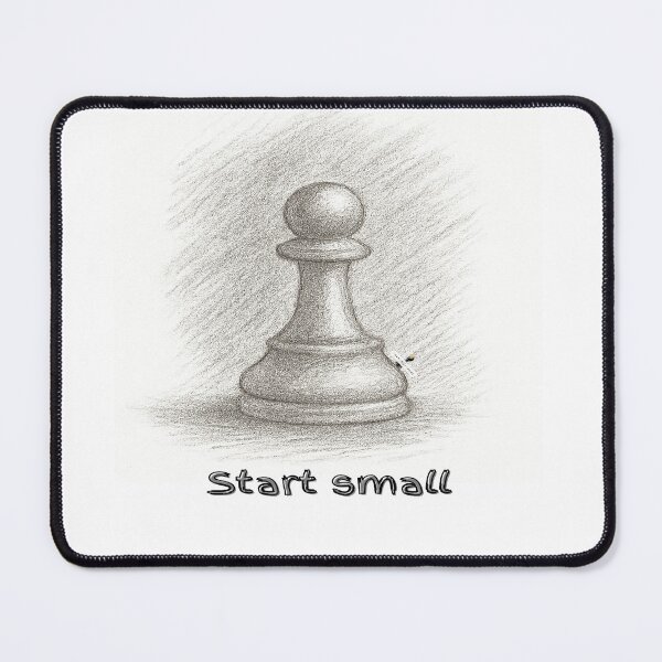 Item preview, Start Small – Pencil-Sketched Design designed and sold by PawnShiftGoods.