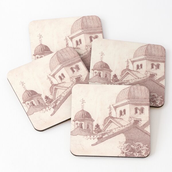 Item preview, Church in Eastern Europe drawing designed and sold by AlexQuigley.