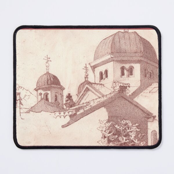 Item preview, Church in Eastern Europe drawing designed and sold by AlexQuigley.