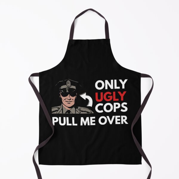 Item preview, Only Ugly Cops Pull Me Over Bumper designed and sold by thecooltable.