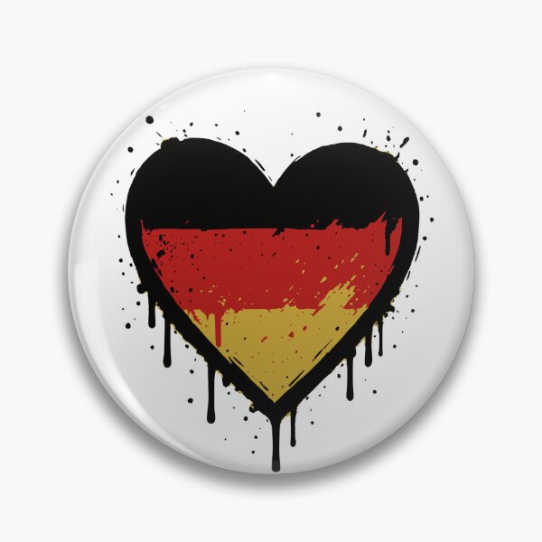 Item preview, Germany Heart – Grunge Flag Design designed and sold by nkhookysun.