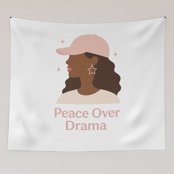 Item preview, Peace over drama designed and sold by Mindful56.