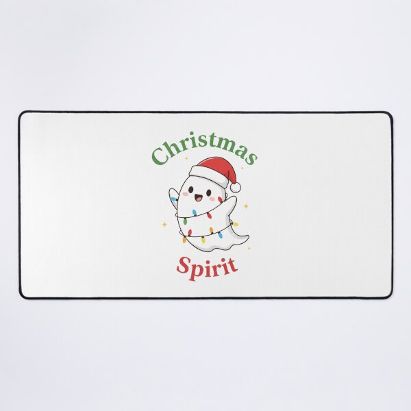 Item preview, Cute Kawaii Christmas Spirit Ghost with Santa Hat designed and sold by THIENVT.