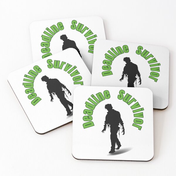 Item preview, Deadline Survivor – Zombie Silhouette Funny Design  Description: designed and sold by Kindloom.