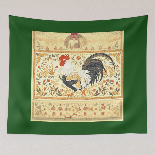 Item preview, Denizli rooster-İconic turkish symbol art ,anatolian culture and rooster ,.rooster designed and sold by Raindreamart.