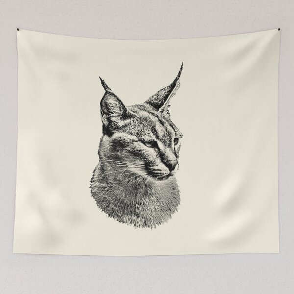 Item preview, Caracal portrait designed and sold by Guardi71.
