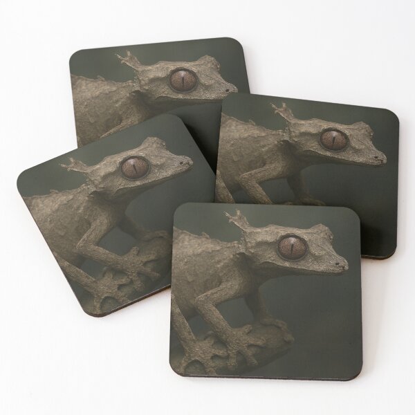 Item preview, Satanic Leaf-Tailed Gecko – Rare Nocturnal Reptile Wildlife designed and sold by NocturnalNook.