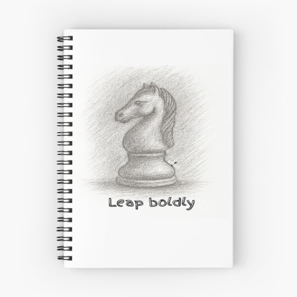 Item preview, Leap Boldly – Pencil-Sketched Design designed and sold by PawnShiftGoods.