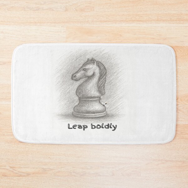 Item preview, Leap Boldly – Pencil-Sketched Design designed and sold by PawnShiftGoods.