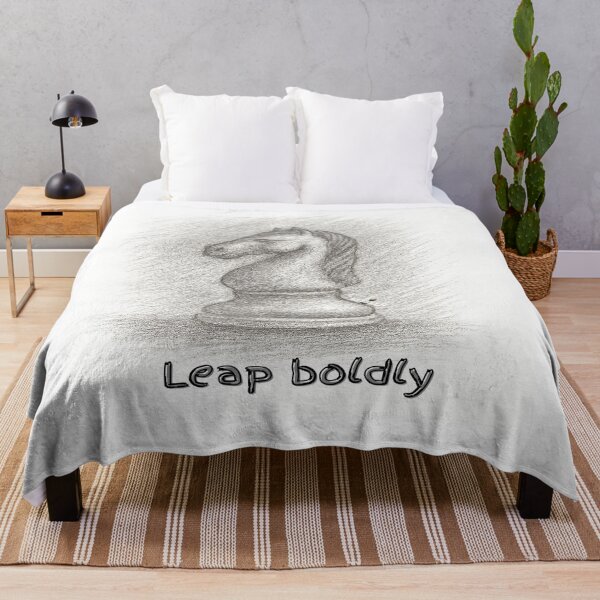 Item preview, Leap Boldly – Pencil-Sketched Design designed and sold by PawnShiftGoods.