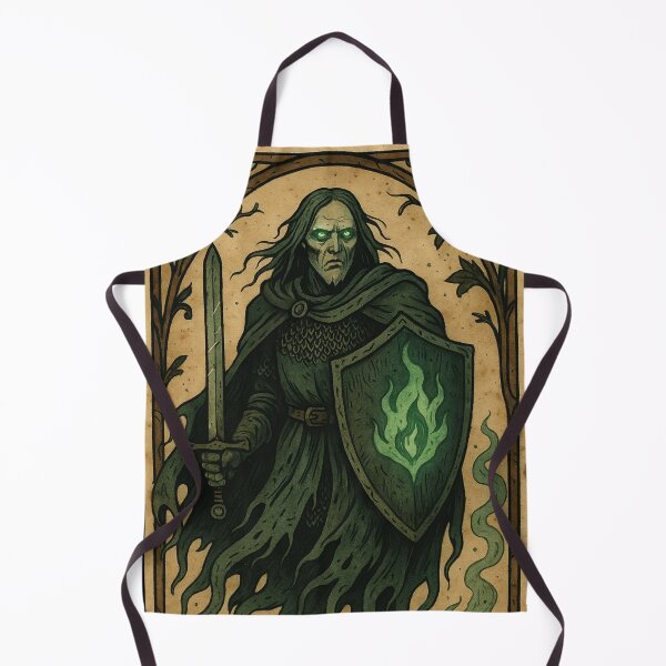 Item preview, The Watcher Knight – Spectral Sentinel of the Forgotten Realm designed and sold by The Enchanted Treasury.