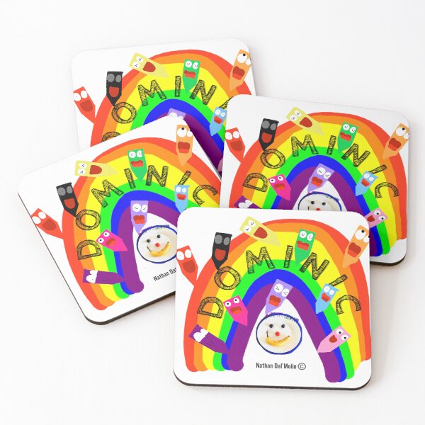 Artikelvorschau, Dominics Regenbogen-Buntstift-Abenteuer entworfen und verkauft von Nathan Dal’Molin©️Designs .