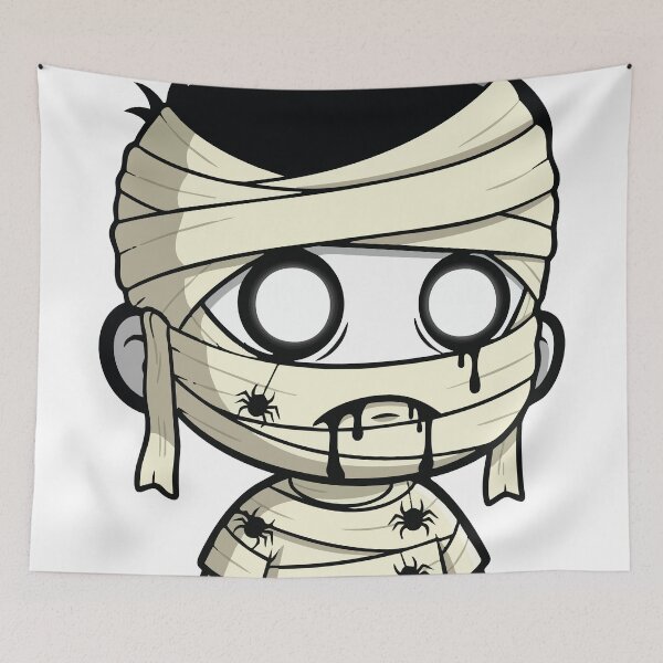 Item preview, Chibi Mummy – Creepy Cute Halloween Cartoon designed and sold by The Classics Freak.