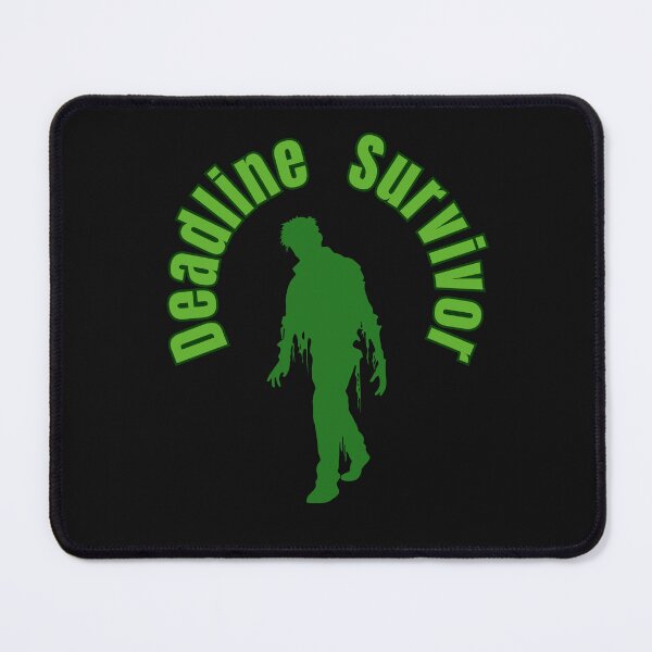Item preview, Deadline Survivor – Funny Zombie Silhouette Halloween Design designed and sold by Kindloom.