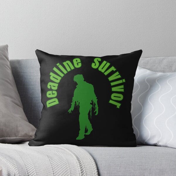 Item preview, Deadline Survivor – Funny Zombie Silhouette Halloween Design designed and sold by Kindloom.