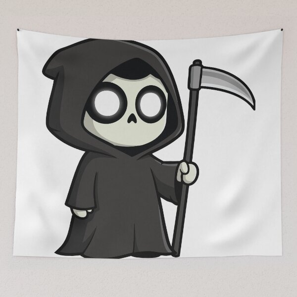 Item preview, Chibi Grim Reaper – Creepy Cute Halloween Character designed and sold by The Classics Freak.