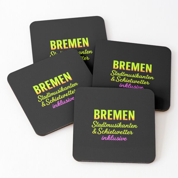 Item preview, Bremen – Town Musicians & bad weather included | Neon Design designed and sold by Fies-und-Fein.