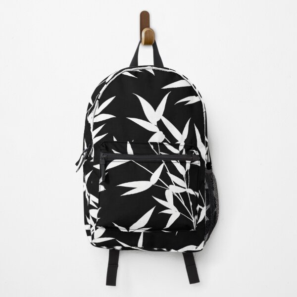 Item preview,  Stylish Floral Black And White Pattern With Bamboo Leaves designed and sold by DeniseTraore.
