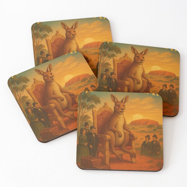 Item preview, Welcome to Australia – The Kangaroo’s Kingdom Vintage Travel Poster designed and sold by Dikshant Goyal.