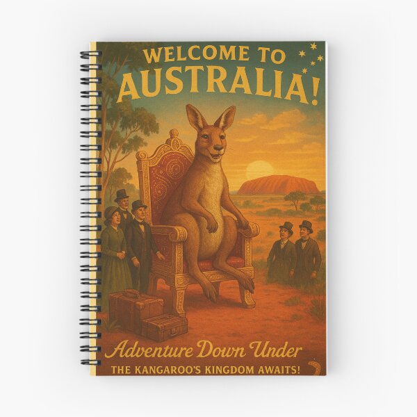 Item preview, Welcome to Australia – The Kangaroo’s Kingdom Vintage Travel Poster designed and sold by Dikshant Goyal.