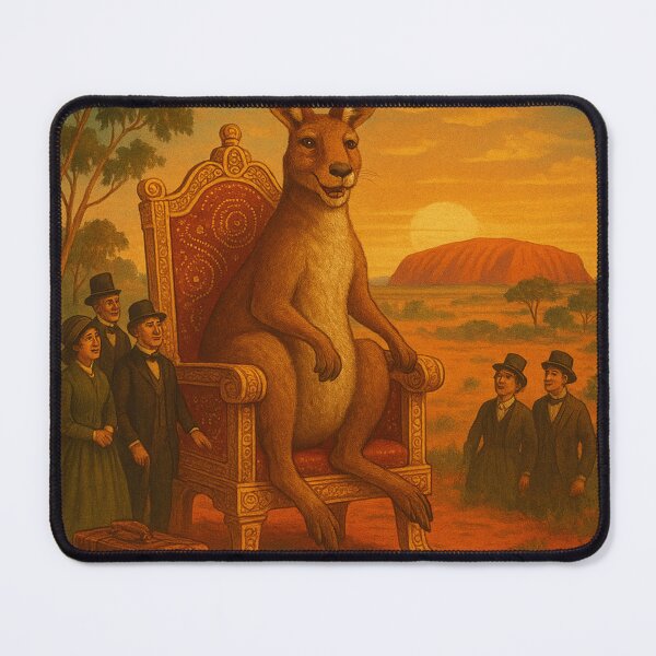 Item preview, Welcome to Australia – The Kangaroo’s Kingdom Vintage Travel Poster designed and sold by Dikshant Goyal.