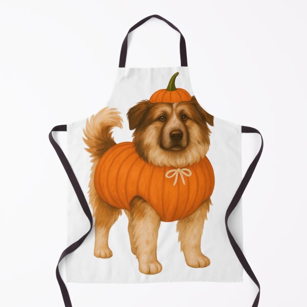 Item preview, Romanian Carpathian Shepherd Dog in Pumpkin Costume – Cute Halloween Autumn Design designed and sold by GoodyPaws.
