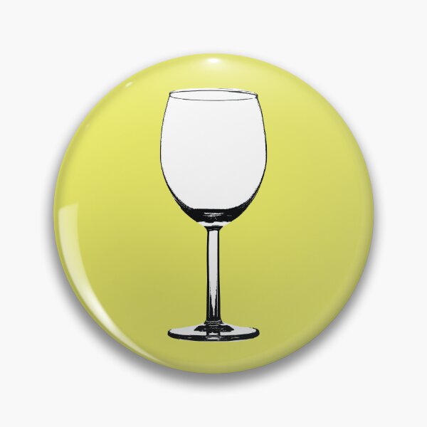Item preview, Wine Glass on Yellow designed and sold by Type, Wine, etc..