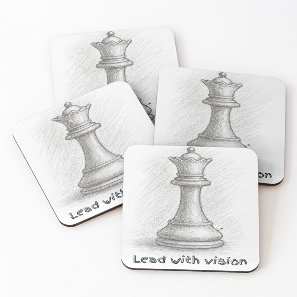 Item preview, Lead with Vision – Pencil-Sketched Design designed and sold by PawnShiftGoods.