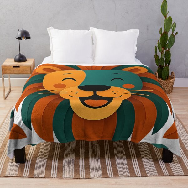 Item preview, A Smiling Lion – Bold, Beautiful & Perfect for Big Cat Lovers! designed and sold by amiplay.