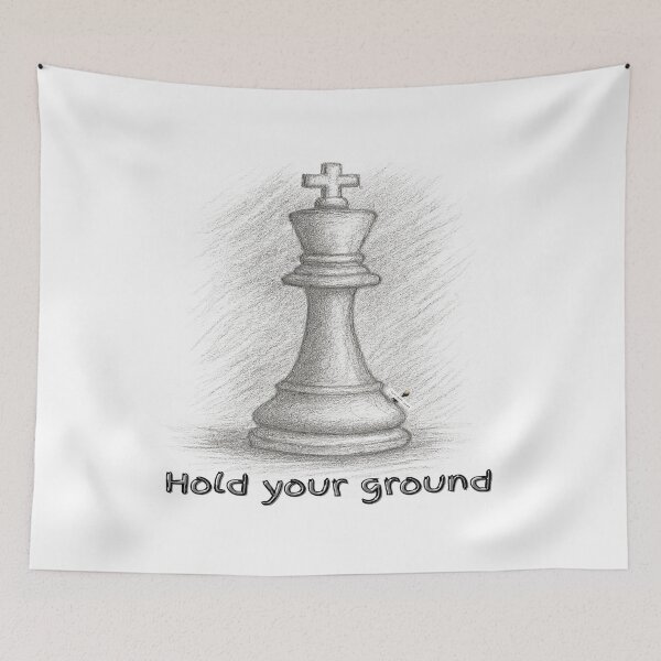 Item preview, Hold Your Ground – Pencil-Sketched Design designed and sold by PawnShiftGoods.
