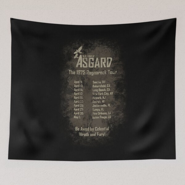Artikelvorschau, Alte Götter von Asgard Ragnarock Tour Poster entworfen und verkauft von Miesaackson.