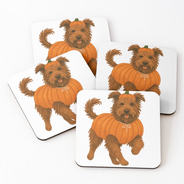 Item preview, Catalan Sheepdog in Pumpkin Costume – Cute Halloween Autumn Design designed and sold by GoodyPaws.