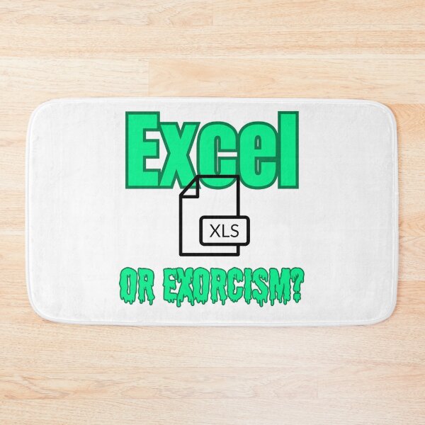 Item preview, Excel or Exorcism? – Funny Office Horror Design designed and sold by Kindloom.