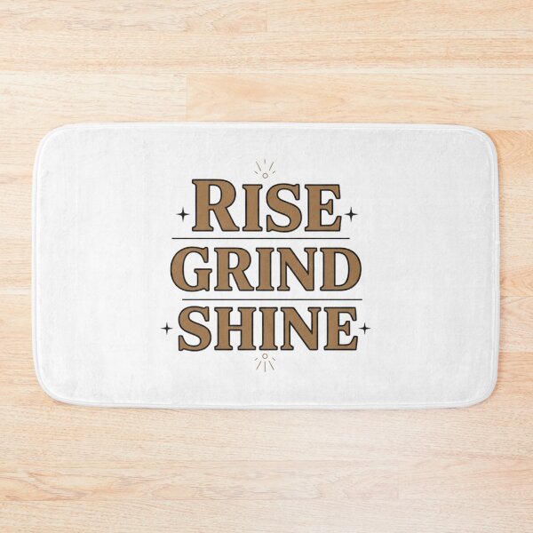 Item preview,  Rise Grind Shine Neon Sticker – Gym & Hustle Motivation Quote designed and sold by Momay-designer.