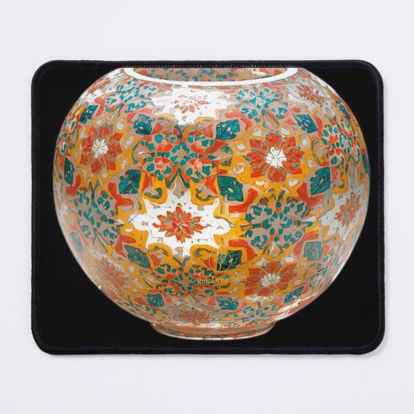 Item preview, Anatolian glass art -triditional turkihs motif desing dance of light and glass ,anatolian motif art designed and sold by Raindreamart.