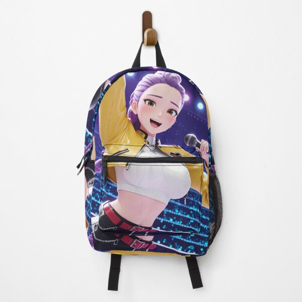 Item preview, KPop Demon Hunters Rumi Purple Hair Idol Style Yellow Jacket Stage designed and sold by Priestoo.