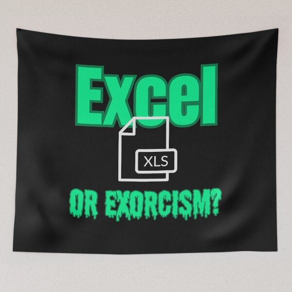 Item preview, Excel or Exorcism? – Spooky Corporate Halloween Design designed and sold by Kindloom.