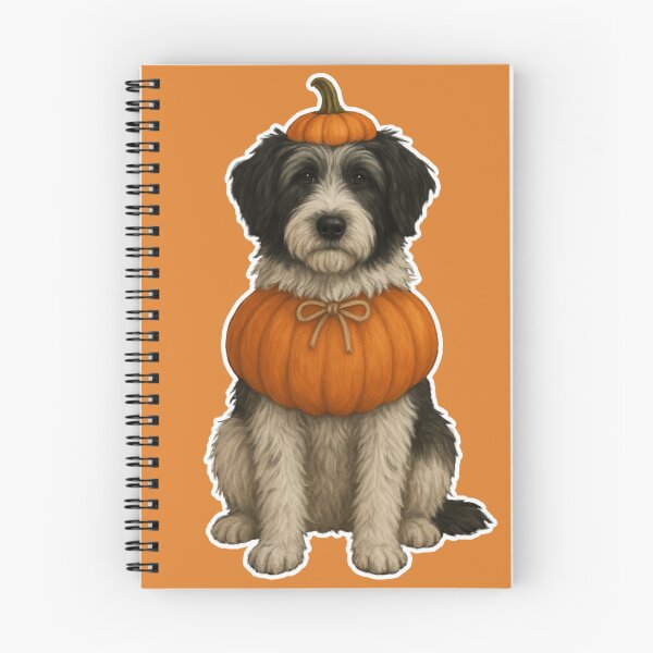 Item preview, Dutch Schapendoes in Pumpkin Costume – Cute Halloween Autumn Design designed and sold by GoodyPaws.