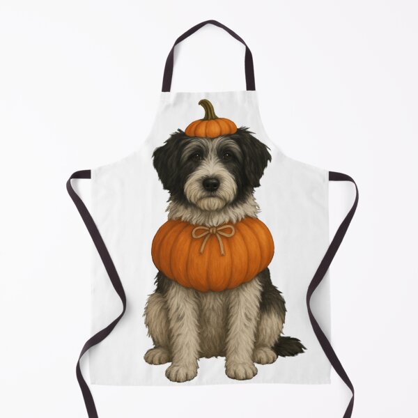 Item preview, Dutch Schapendoes in Pumpkin Costume – Cute Halloween Autumn Design designed and sold by GoodyPaws.