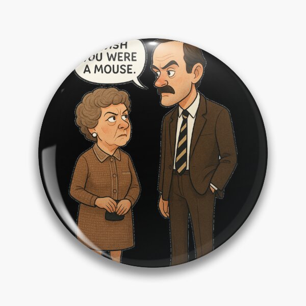 Item preview, Sitcom legends: Basil & Mrs Richards from Fawlty Towers designed and sold by halibutgoatramb.