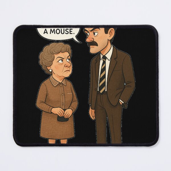 Item preview, Sitcom legends: Basil & Mrs Richards from Fawlty Towers designed and sold by halibutgoatramb.