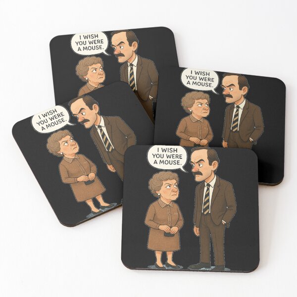 Item preview, Sitcom legends: Basil & Mrs Richards from Fawlty Towers designed and sold by halibutgoatramb.