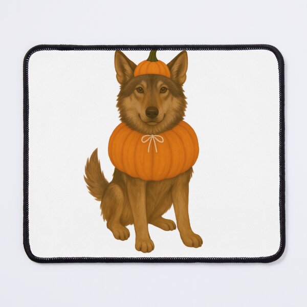 Item preview, Saarloos Wolfhond in Pumpkin Costume – Cute Halloween Autumn Design designed and sold by GoodyPaws.