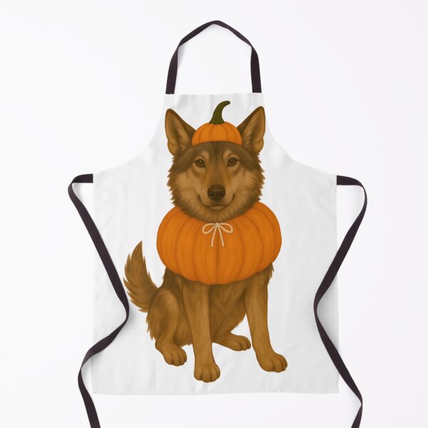 Item preview, Saarloos Wolfhond in Pumpkin Costume – Cute Halloween Autumn Design designed and sold by GoodyPaws.