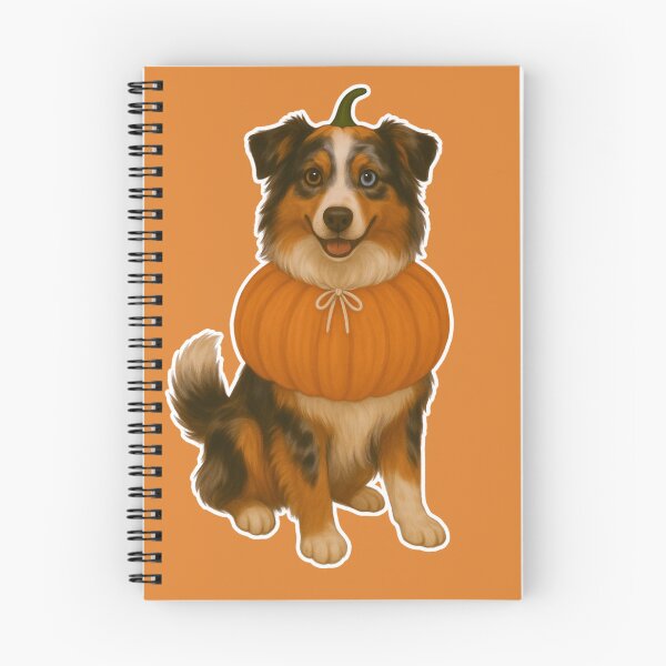 Item preview, Miniature Australian Shepherd in Pumpkin Costume – Cute Halloween Autumn Design designed and sold by GoodyPaws.