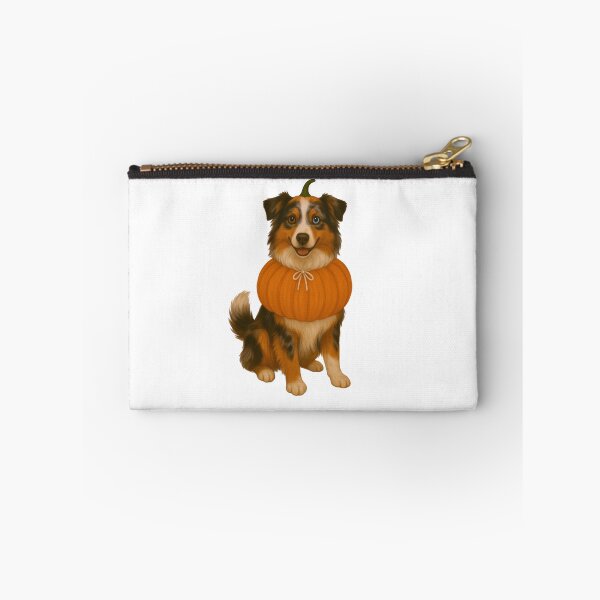 Item preview, Miniature Australian Shepherd in Pumpkin Costume – Cute Halloween Autumn Design designed and sold by GoodyPaws.