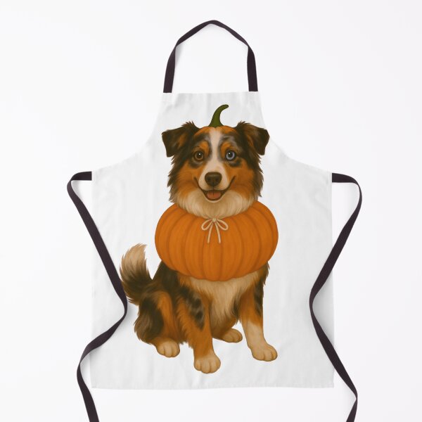 Item preview, Miniature Australian Shepherd in Pumpkin Costume – Cute Halloween Autumn Design designed and sold by GoodyPaws.